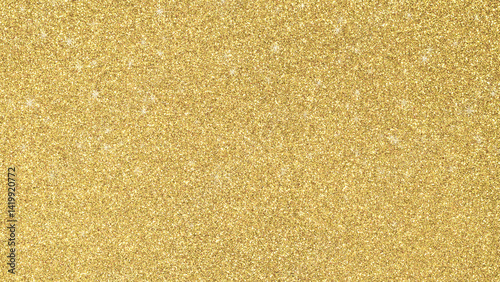 Gold glitter background sparkling shiny wrapping paper texture for Christmas holiday seasonal wallpaper decoration, greeting and wedding invitation card design element