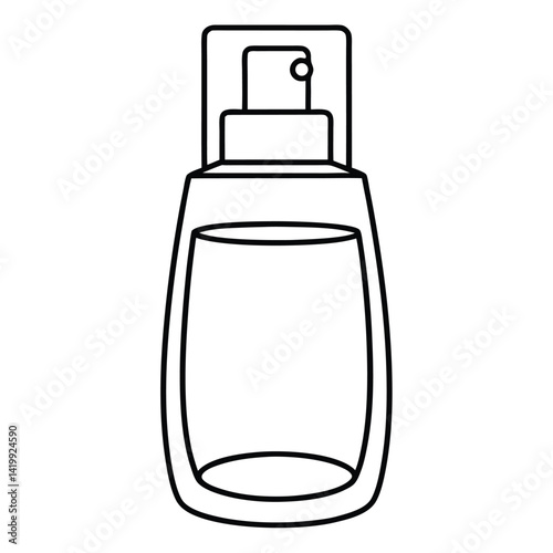 white plastic bottle