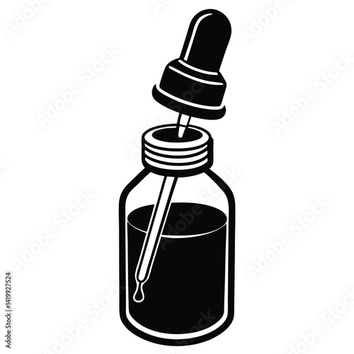 medicine bottle isolated on white