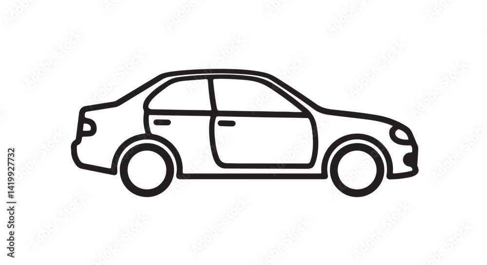 Car icon set in linear style. Transport symbol. Vector illustration.
Car icon set in linear style. Transport symbol. Vector illustration.