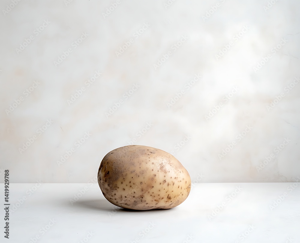 Fototapeta premium Potatoes isolated on a white background