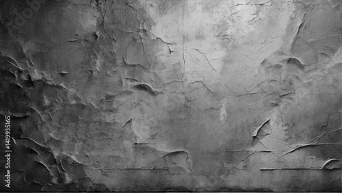 Grunge texture effect. Distressed overlay rough textured on dark space. A Rugged and Raw Display of a Naturally Stained and Weathered Cement Surface.

