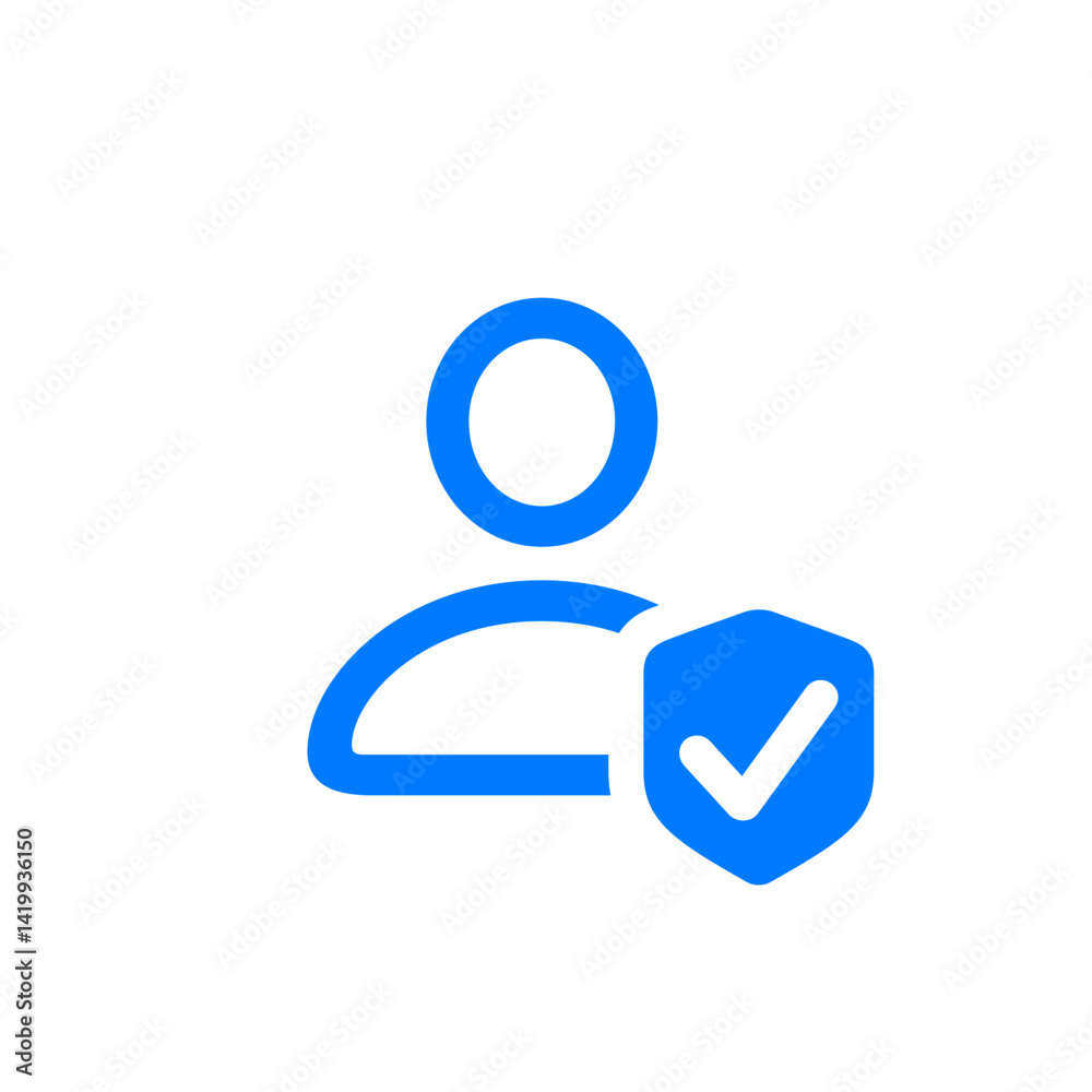 Person Badge Shield Checkmark Person Badge Shield Checkmark