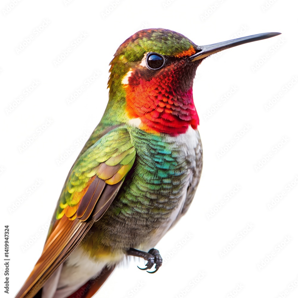 Fototapeta premium hummingbird images with white background
