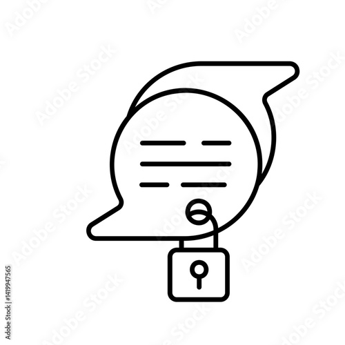Encrypted Chat Icon