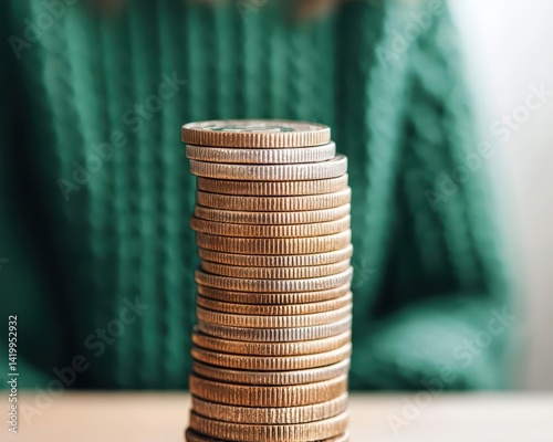 A fintech startup pitching a sustainabilityfocused investment platform to investors photo