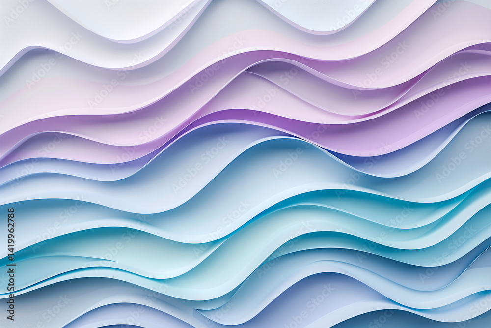 Obraz premium Light Textured Pastel Background with Gentle Lines