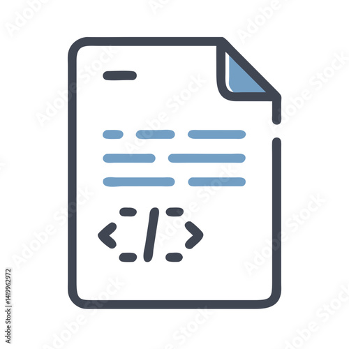 PHP File Icon Representing Server-Side Scripting Language for Web Development