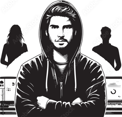 Startup founder vector