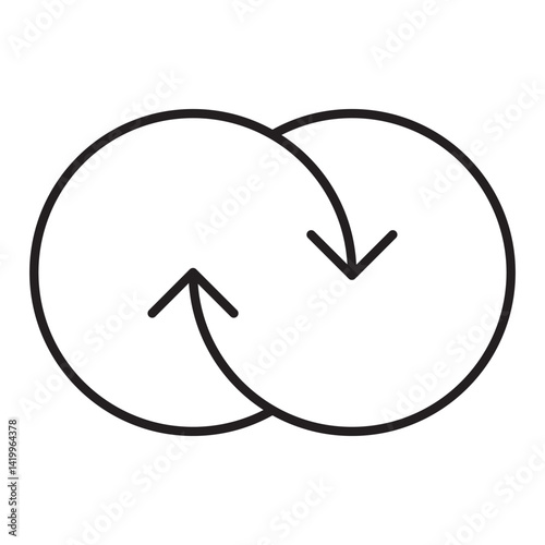 Therapeutic Synergies Icon. Complementary Treatment and Multimodal Therapy Concept