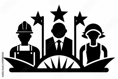 labour day,  day labour, happy labour day wish,  isolated Assets, isolated, clip art, day,  day labour, happy labour day wish,  isolated Assets, isolated, clip art, Illustration of a diverse workforce