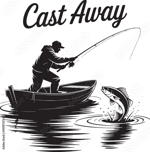 fishing on the river