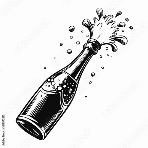 bottle of champagne