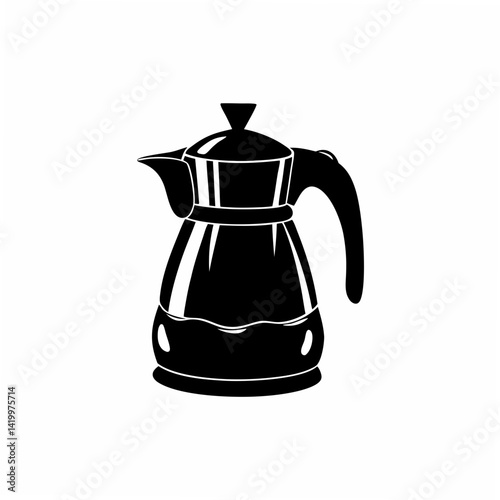 creative Silhouette Crucible Icon Vector Illustration
