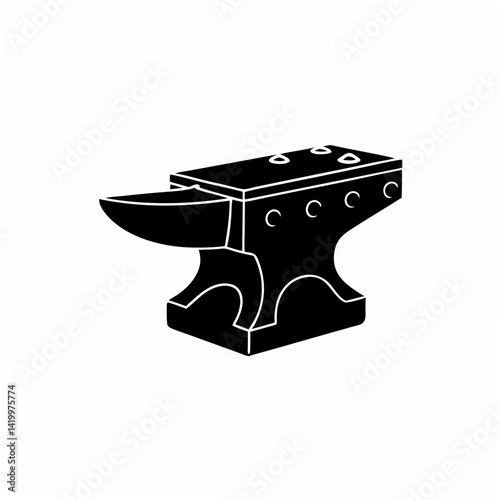 creative Silhouette Crucible Icon Vector Illustration