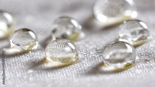 Water Drop on Fabric