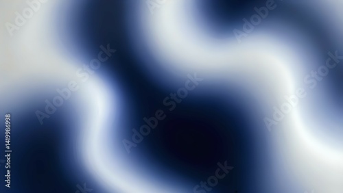 Gradient blur of deep indigo blue and pearly white. Cool, elegant, and subtly radiant.