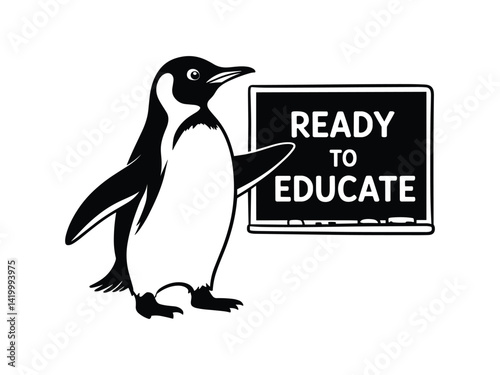 Educate Penguin Teacher School Learn
