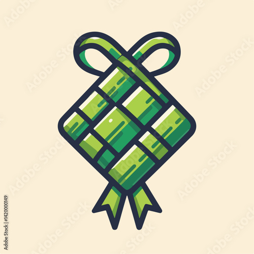 rice cake vector illustration