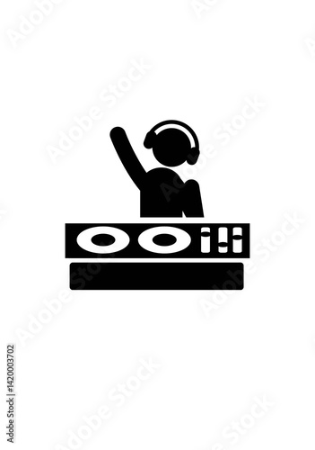 Dj party icon imagen fiesta 
