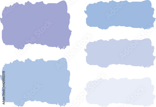 pastel blue lilac color abstract banners text box brush stoke background