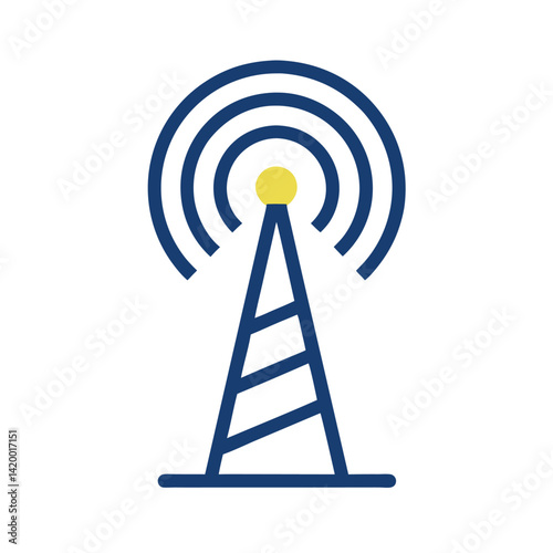 load balancer icon with arrows and servers minimal line