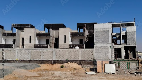 Wallpaper Mural Under Construction House Or Villa's,villa's With Concreate Block Or Bricks.
Exterior View Of 02 Story Under Construction House With Modern Design.
In Complete Villa's, Home Or House full Structure Torontodigital.ca