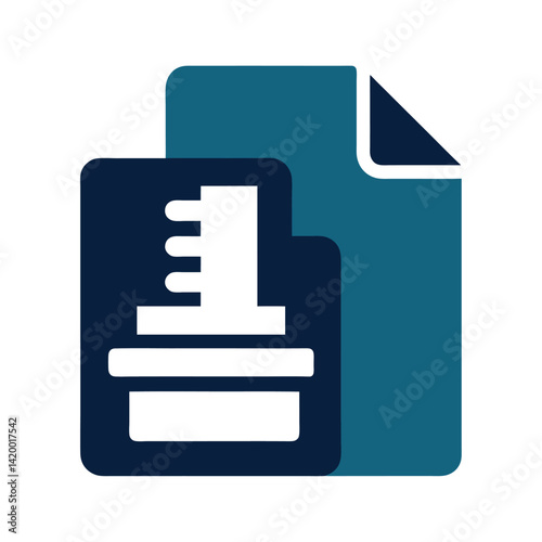 finger hovering over holographic button doodle vector