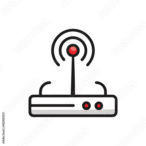 ssd icon with chip and lightning symbol vector doodle