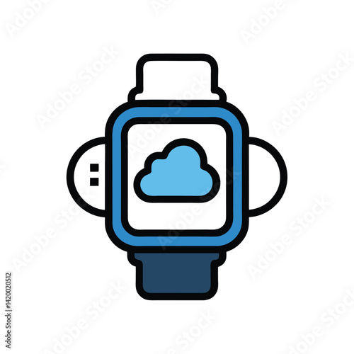 two factor authentication icon with lock and phone