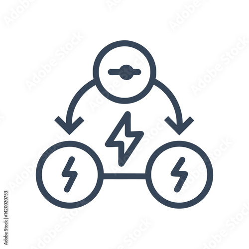 web browser window with gear and globe minimal style