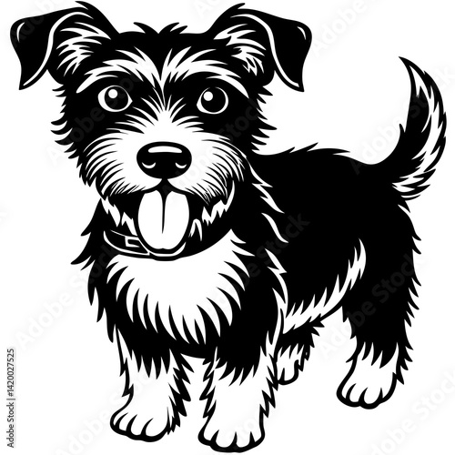 dog silhouette