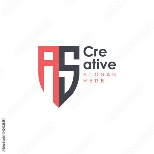 initial monogram letter logo with creative design.