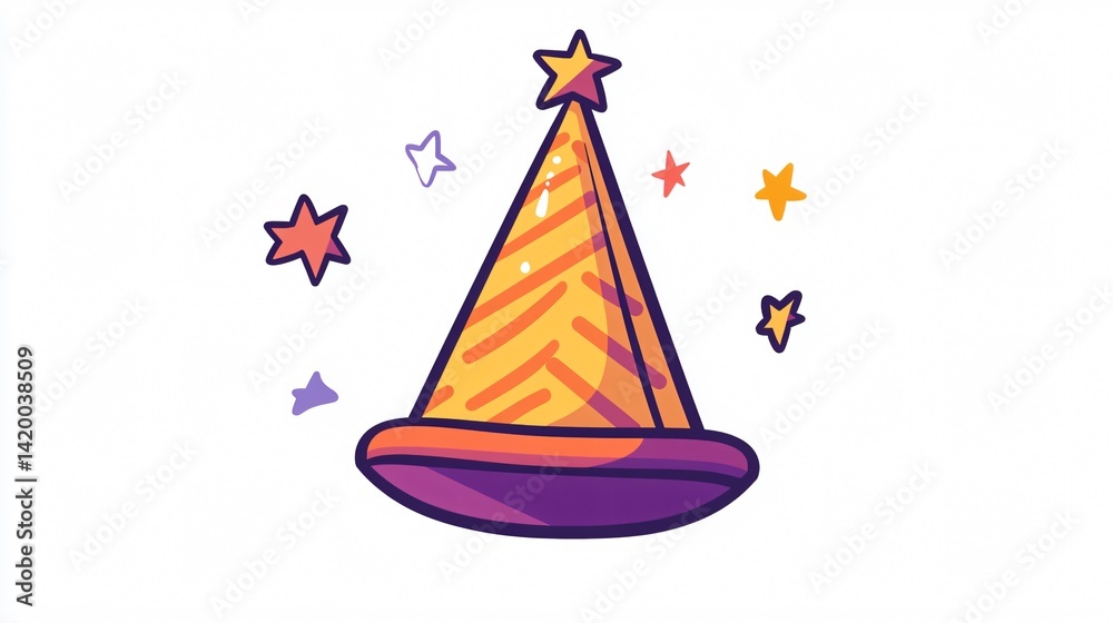 Party Hat Outline Icon Transparent Vector Isolated Party Hat Outline Icon Transparent Vector Isolated