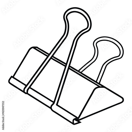 paper clip on white background