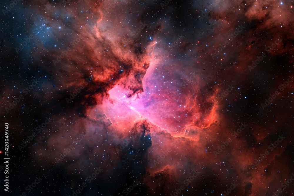 Fototapeta premium Cosmic Nebula Display