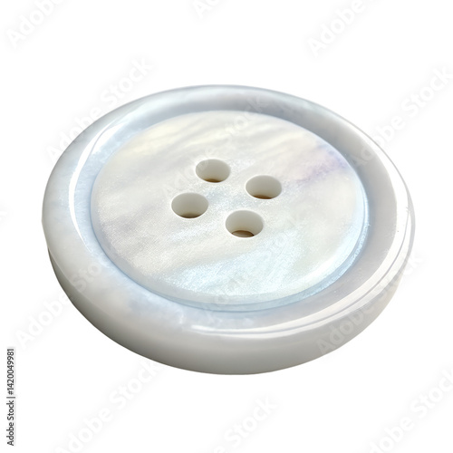 Watercolor button isolated on transparent background