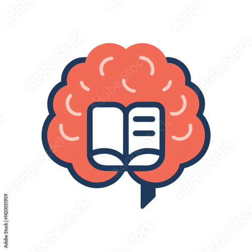 brain with clock overlay for time management filled