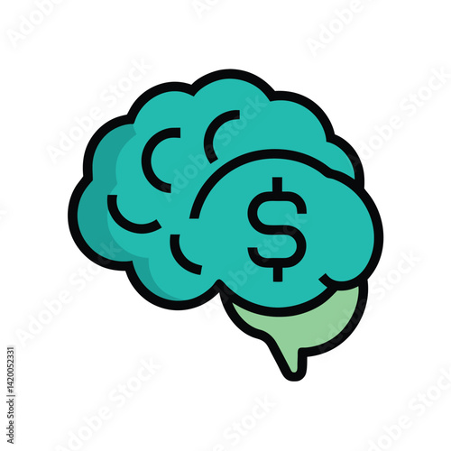 brain with power button for mental activation