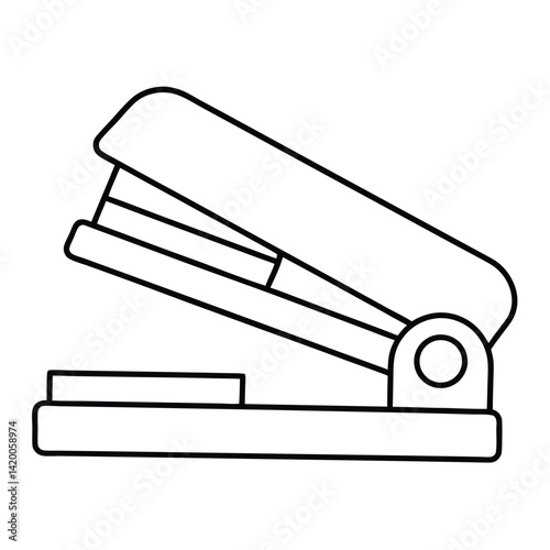 stapler isolated on white