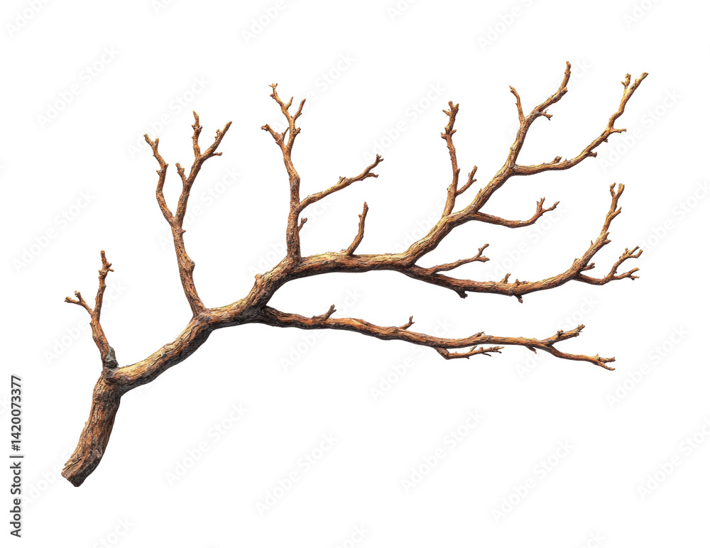 Nature scene featuring a branch forest still life natural isolated on transparent background Nature scene featuring a branch forest still life natural isolated on transparent background