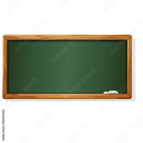 blackboard with chalk