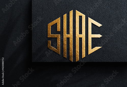 Abstract hexagon logo. Creative dynamic round logotype. Connection symbol.