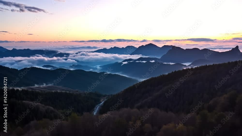 sunrise in the mountains sunrise in the mountains