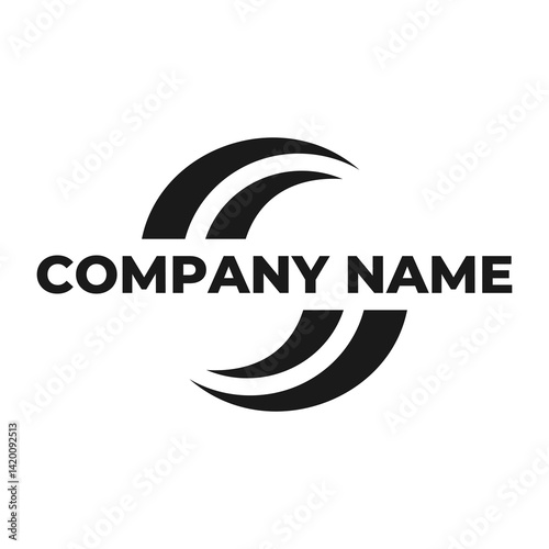 generic circle logo design , business logo , vector , symbol , company logo,background, emblem, swirl, infinity, circular