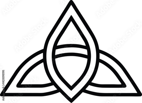 alliance line art vector icon.