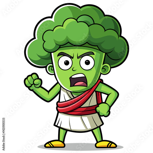  Creative Wounded Broccoli Vegetable Design