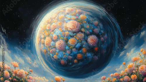 planet in space