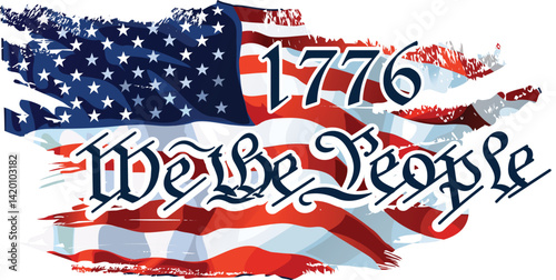 We The People American Flag 1776