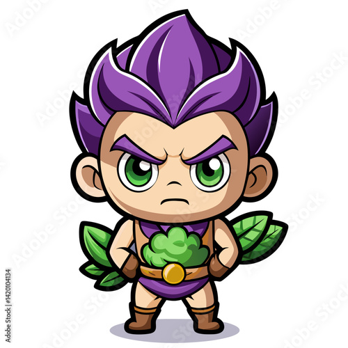  Bok Choy Vegetable Character Building Art